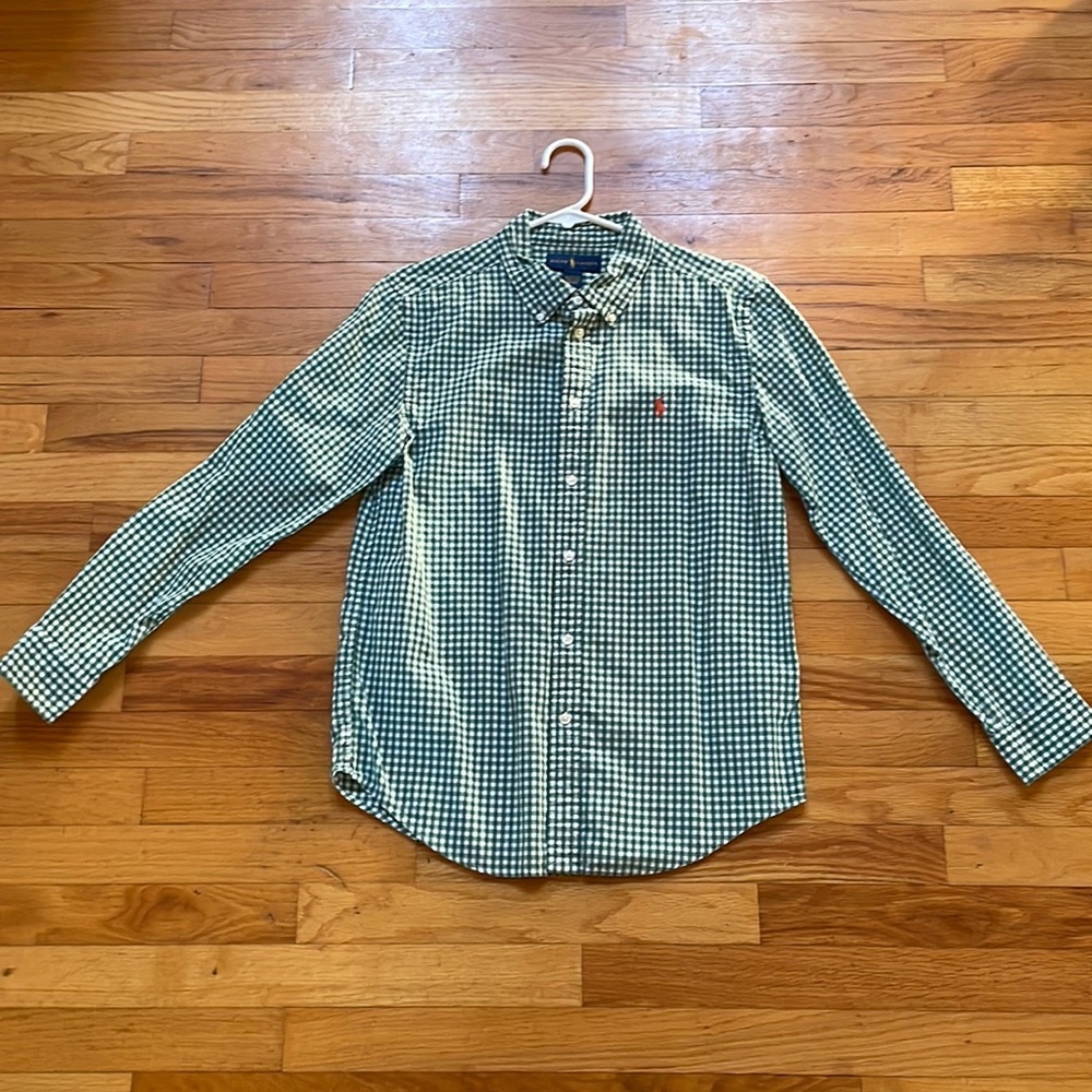 Kids Ralph Lauren button up long sleeve shirt, XL